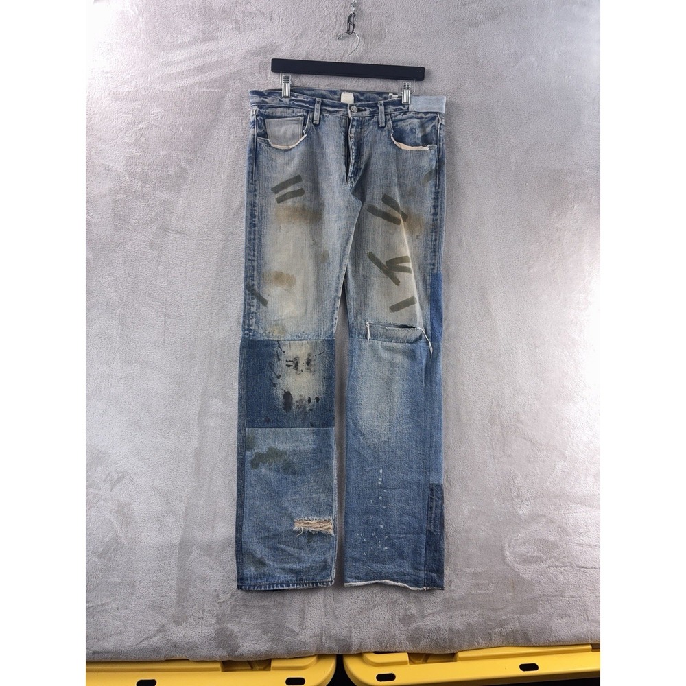 Nada. Not Nada Reworked Jeans Mens Size 36x34 Blue Wash Denim Archive